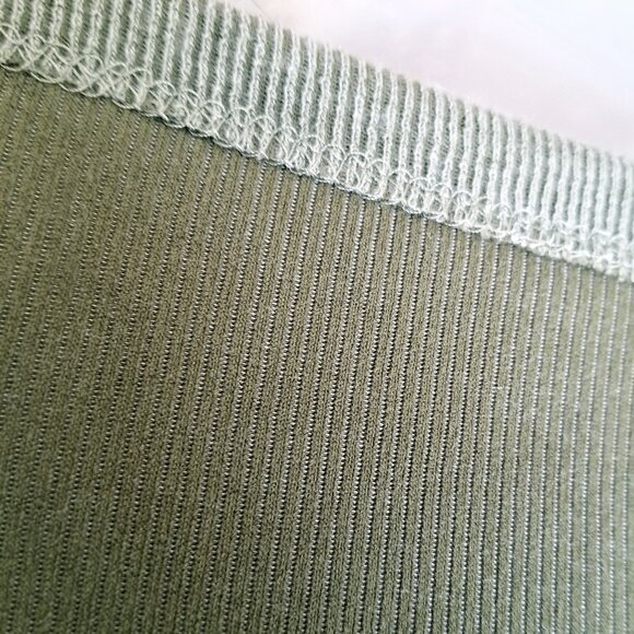 TopShop Short-Sleeve Maxi Dress Size 14 Moss / Olive Green Color Stretch Fabric - Picture 14 of 14